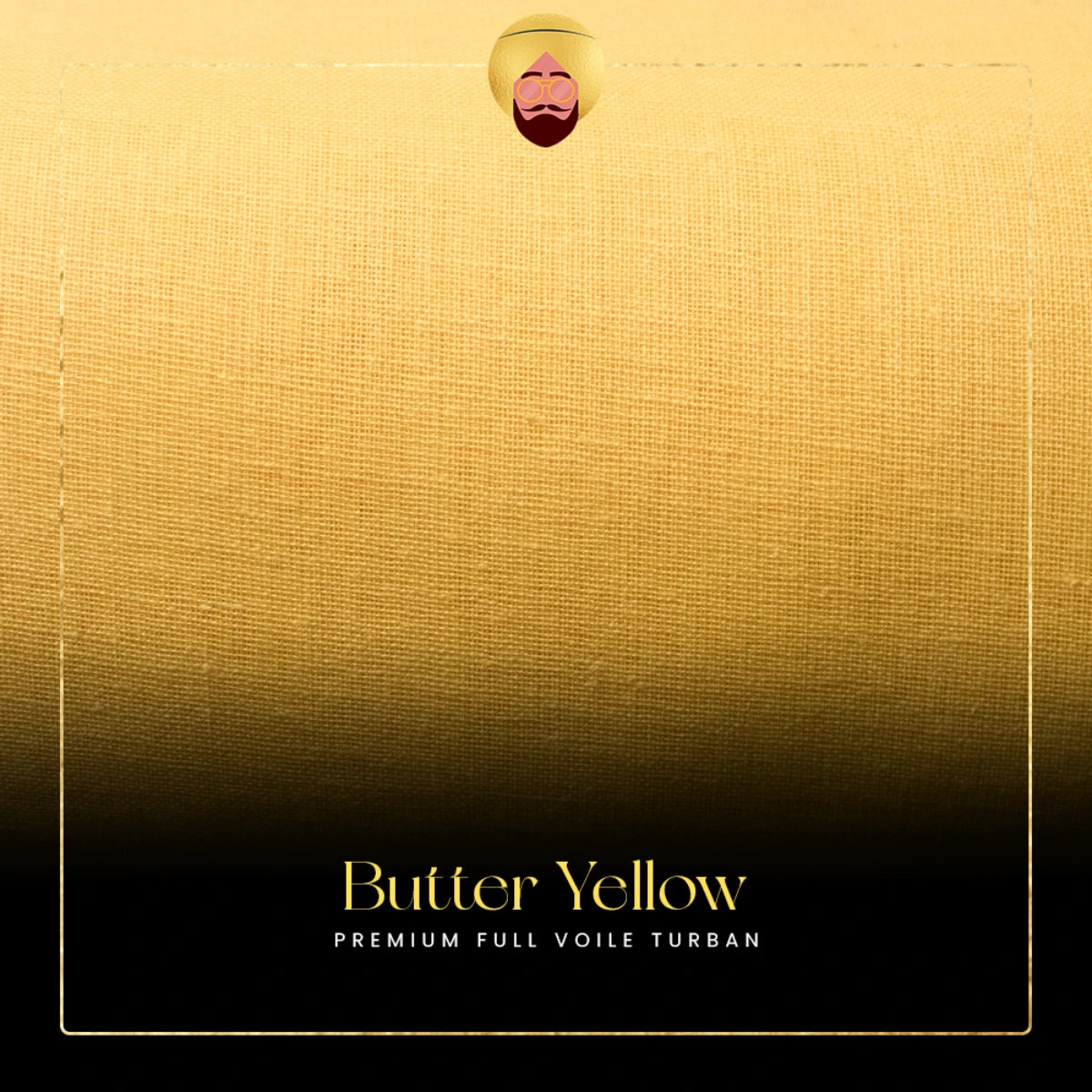 Butter Yellow | Premium Full Voile Turban