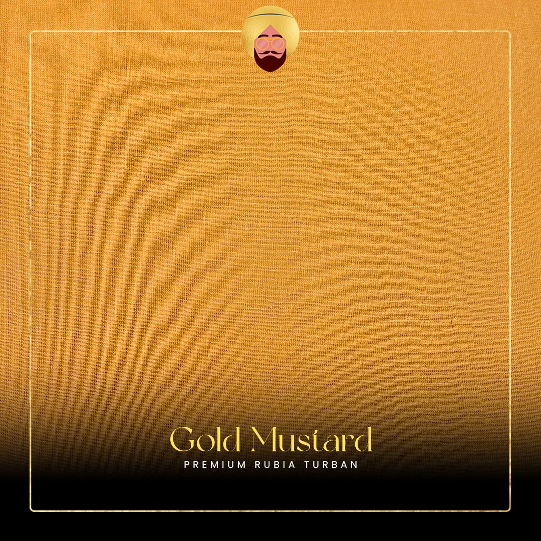 Gold Mustard | Premium Rubia Turban