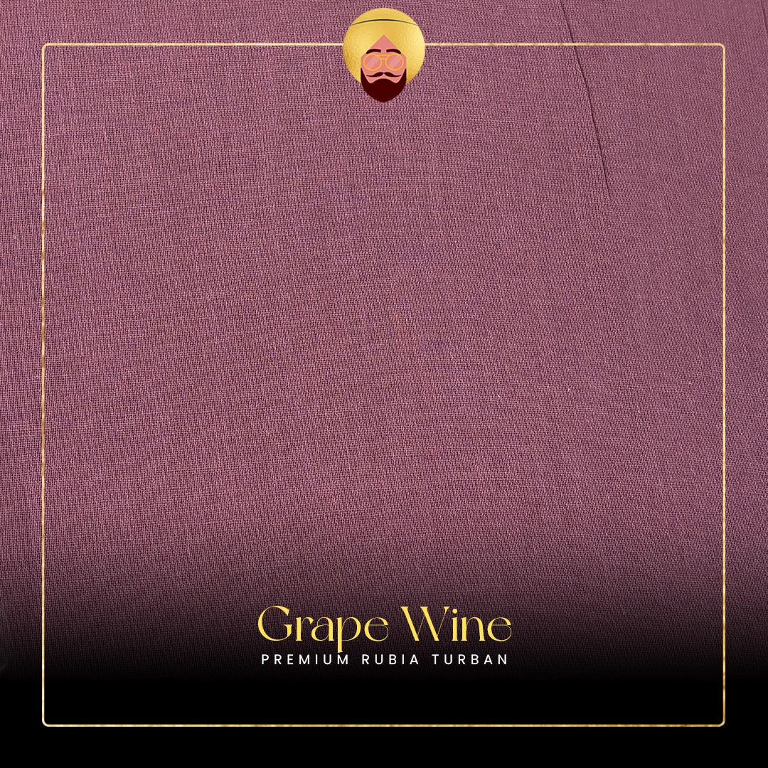 Grape Wine | Premium Rubia Turban