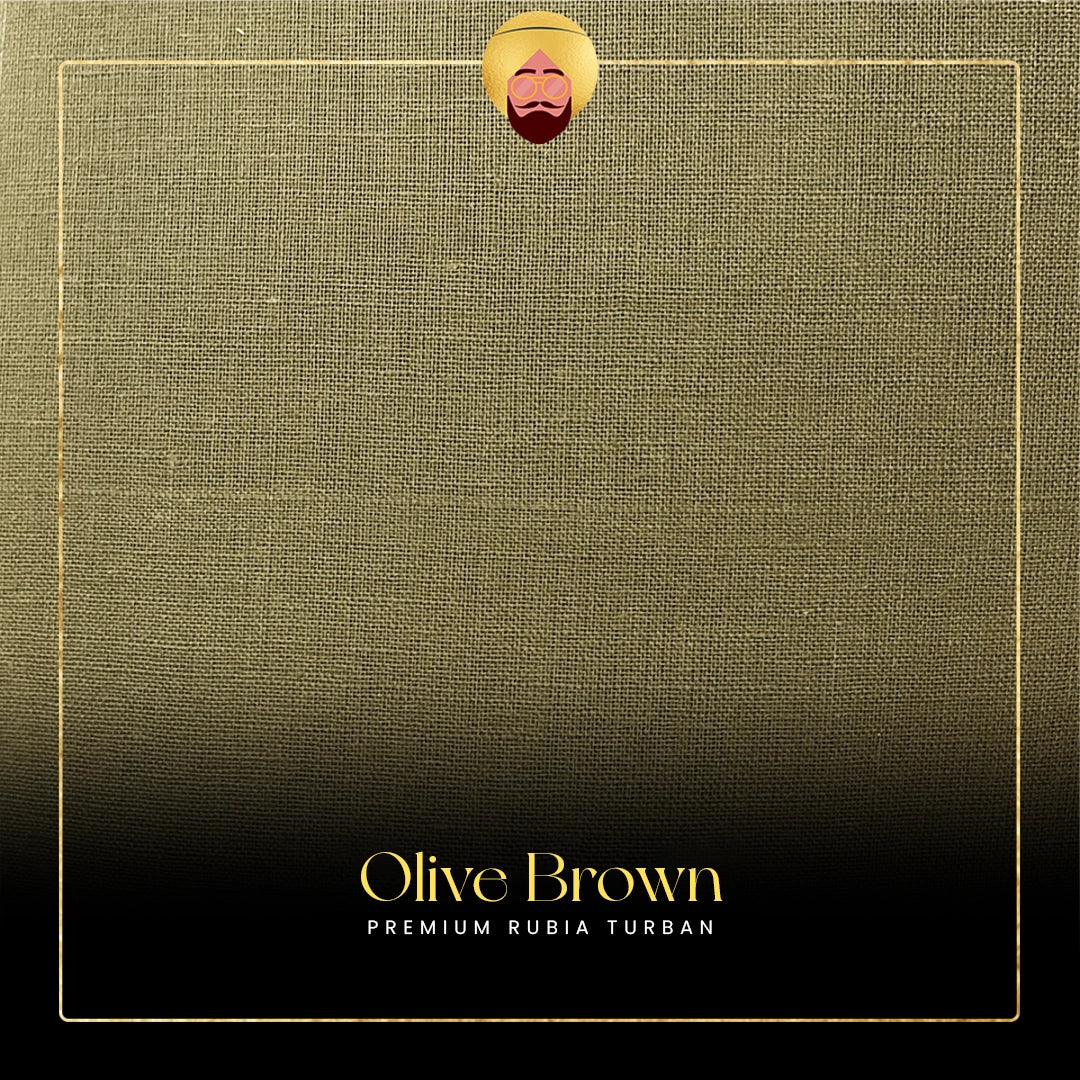 Olive Brown | Premium Rubia Turban