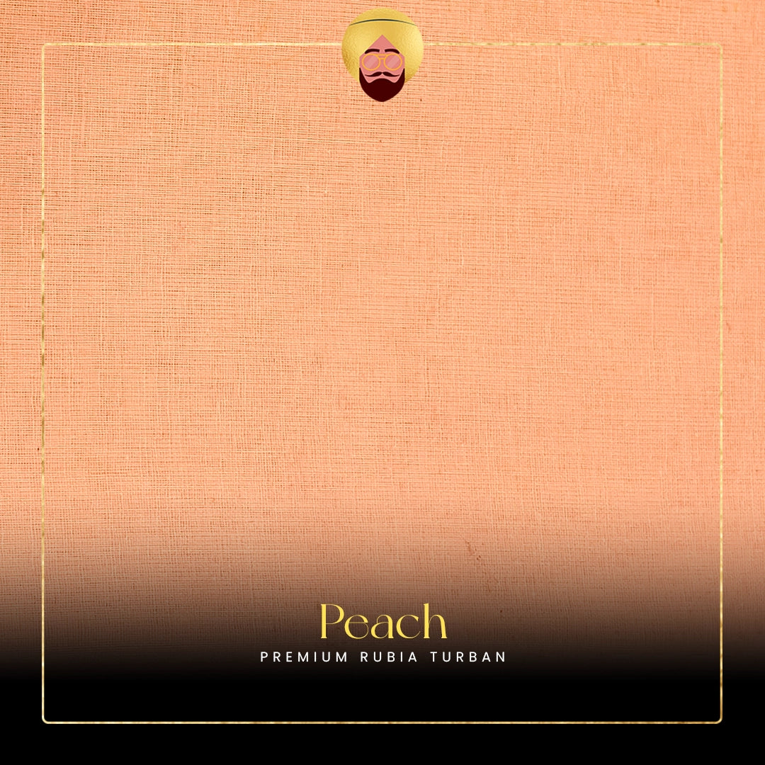Peach | Premium Rubia Turban