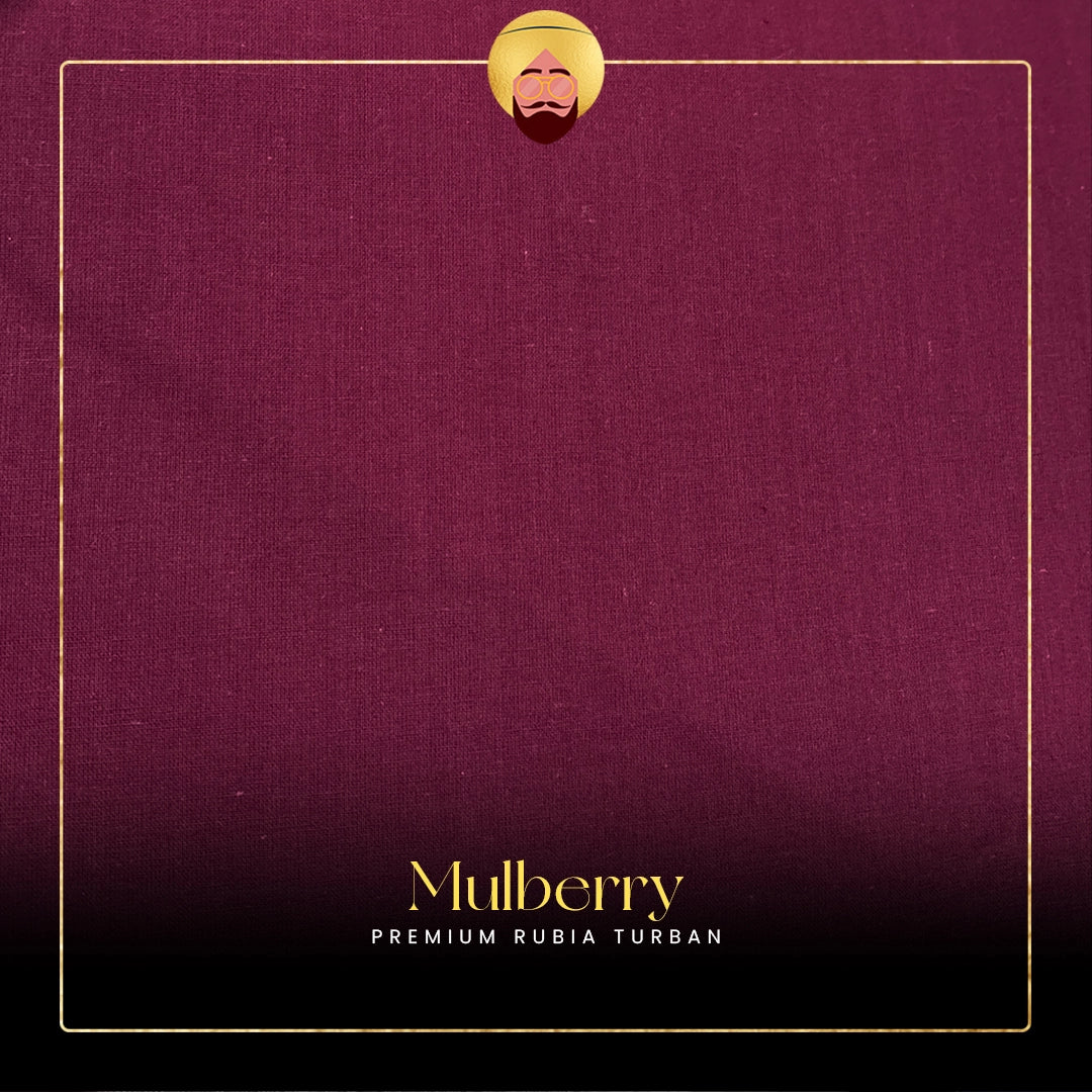 Mulberry | Premium Rubia Turban