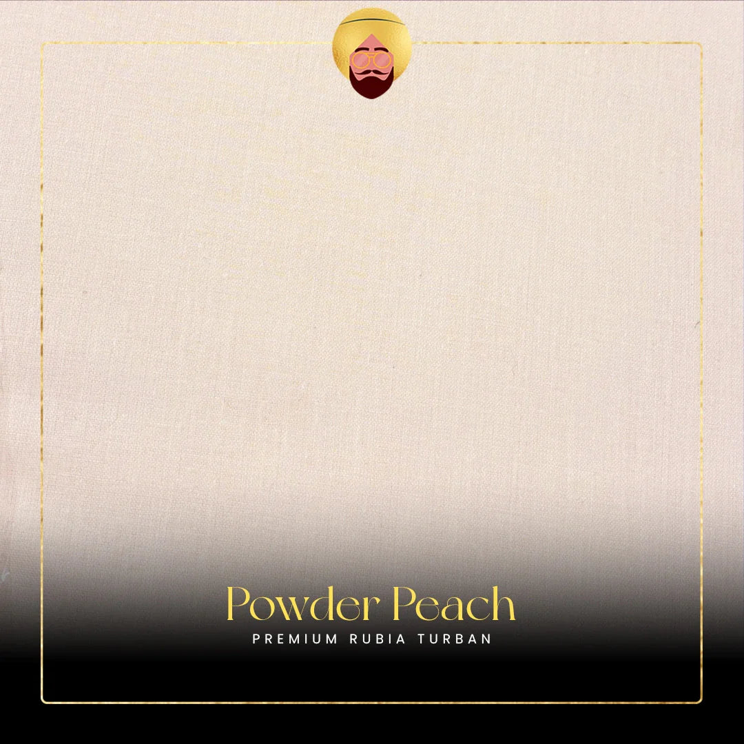 Powder Peach | Premium Rubia Turban