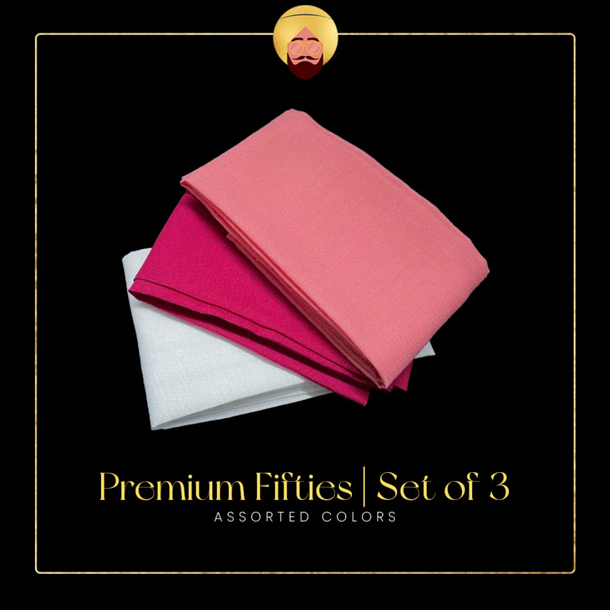 Premium Fifties - Set of 3 | Sikh Essentials