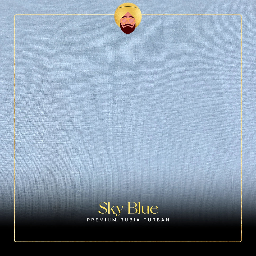 Sky Blue | Premium Rubia Turban