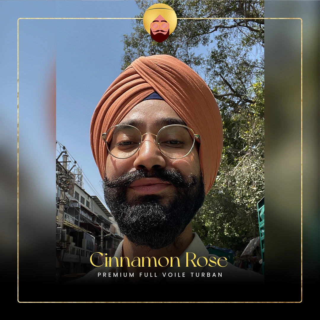 Cinnamon Rose | Premium Full Voile Turban
