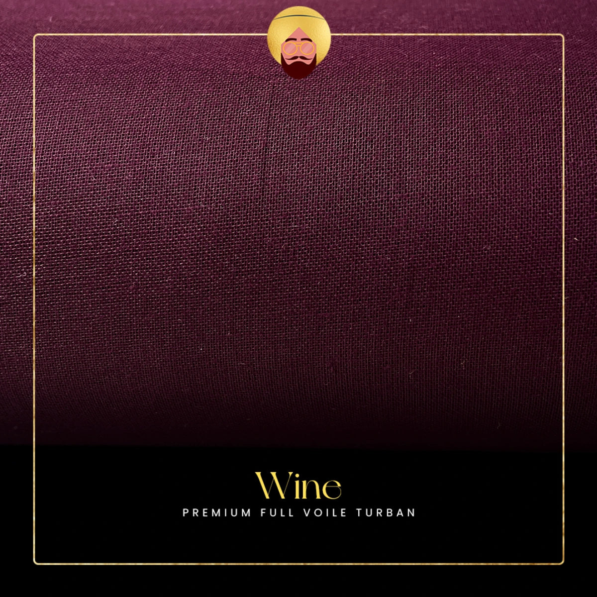 Wine | Premium Full Voile Turban