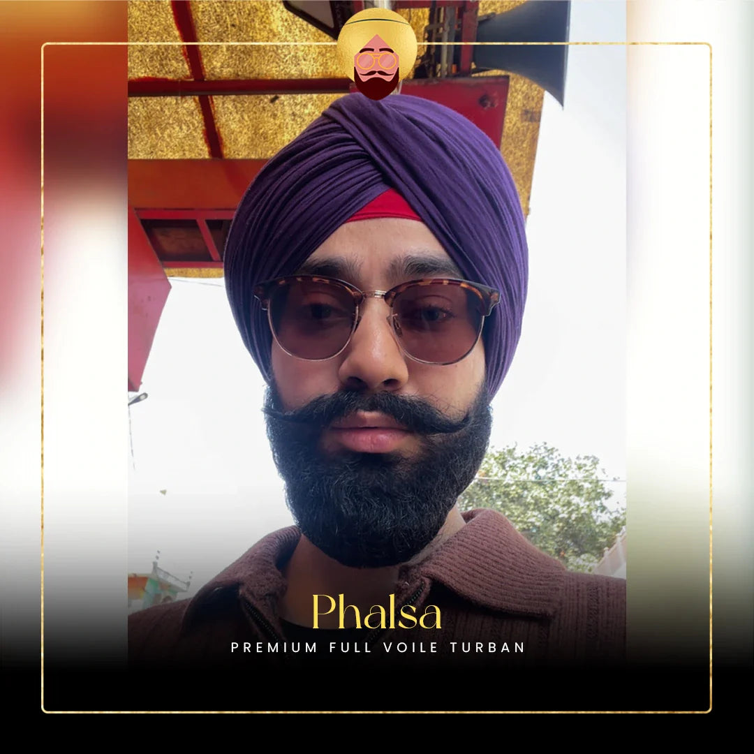 Phalsa | Premium Full Voile Turban