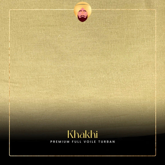 Khakhi | Premium Full Voile Turban