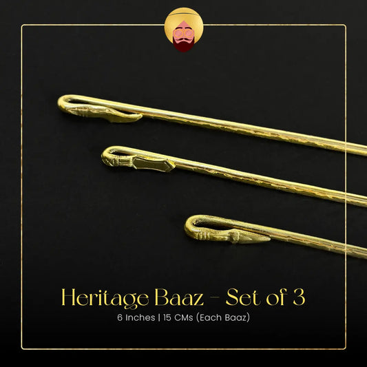 Heritage Baaz - Set of 3 | Sikh Essentials