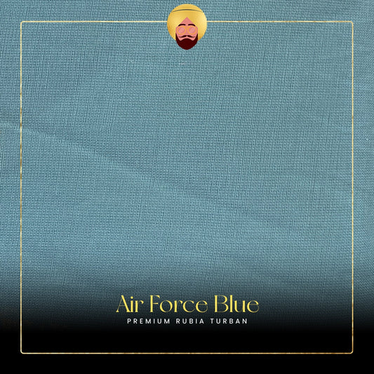 Air Force Blue | Premium Rubia Turban