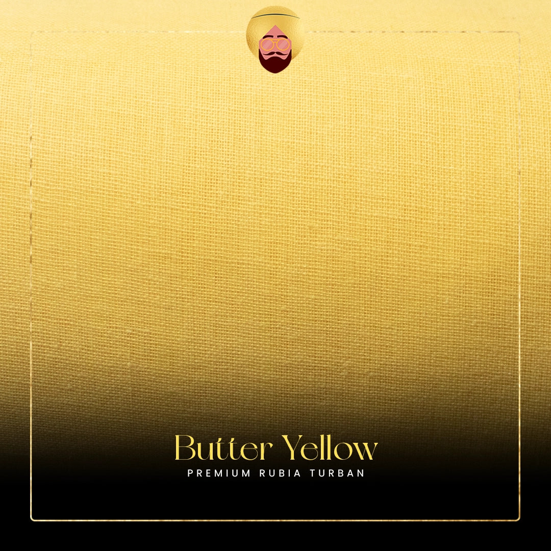 Butter Yellow | Premium Rubia Turban
