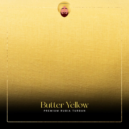 Butter Yellow | Premium Rubia Turban