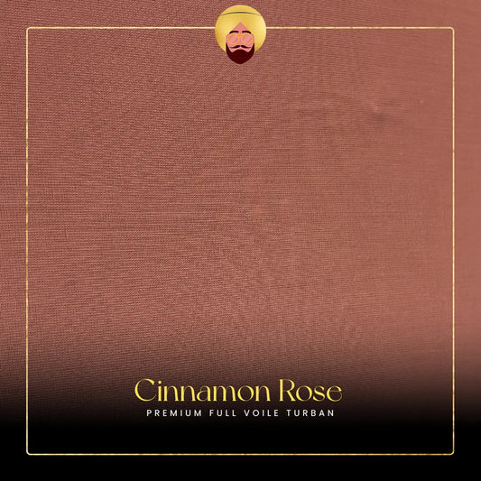 Cinnamon Rose | Premium Full Voile Turban