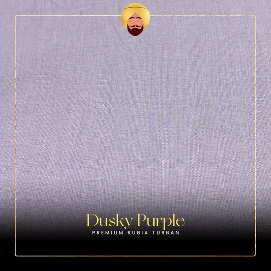 Dusky Purple | Premium Rubia Turban