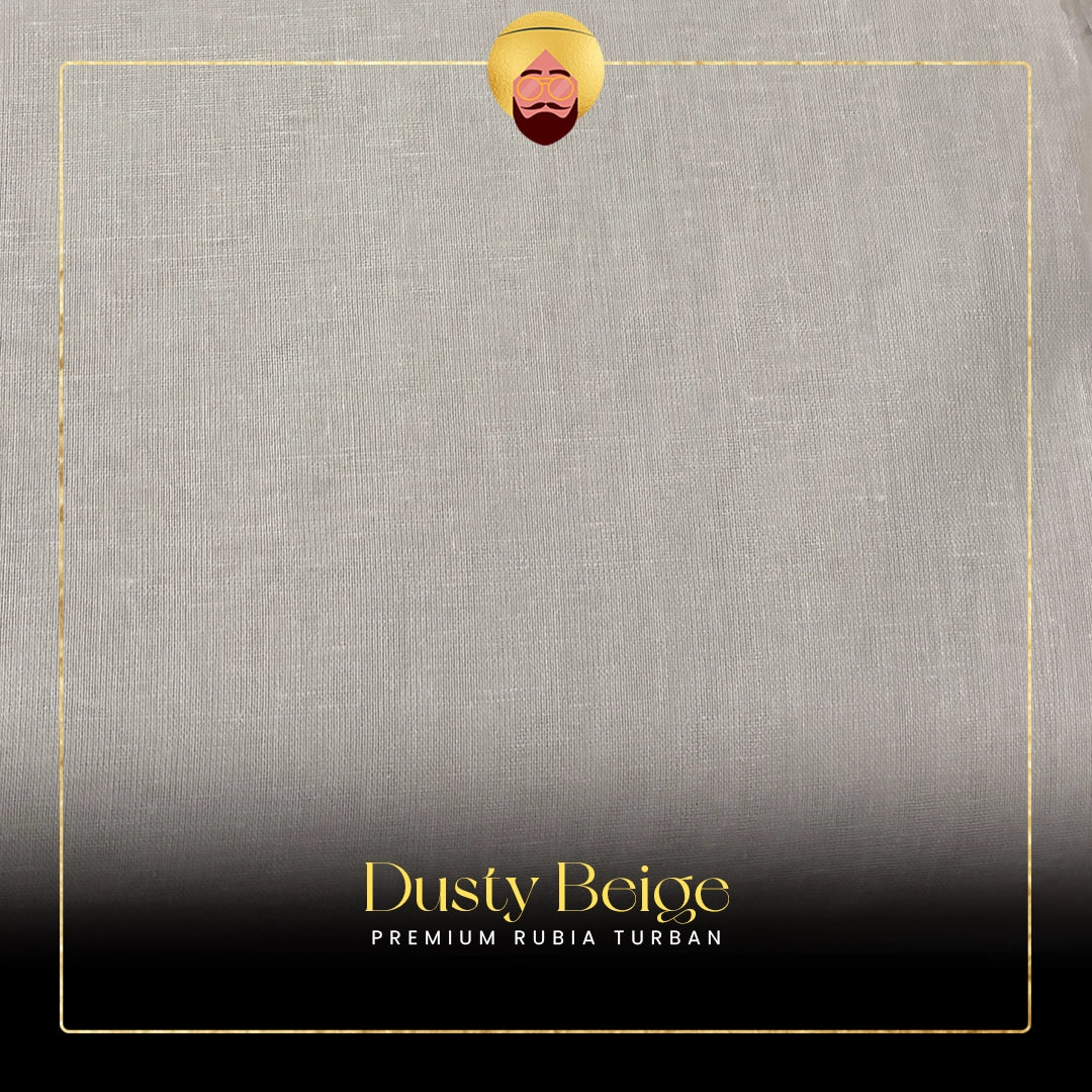 Dusty Beige | Premium Rubia Turban