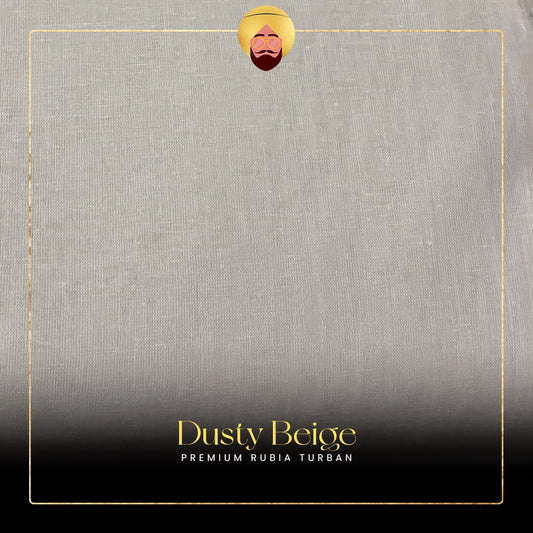 Dusty Beige | Premium Rubia Turban