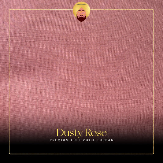 Dusty Rose | Premium Full Voile Turban