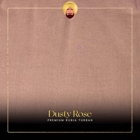 Dusty Rose | Premium Rubia Turban