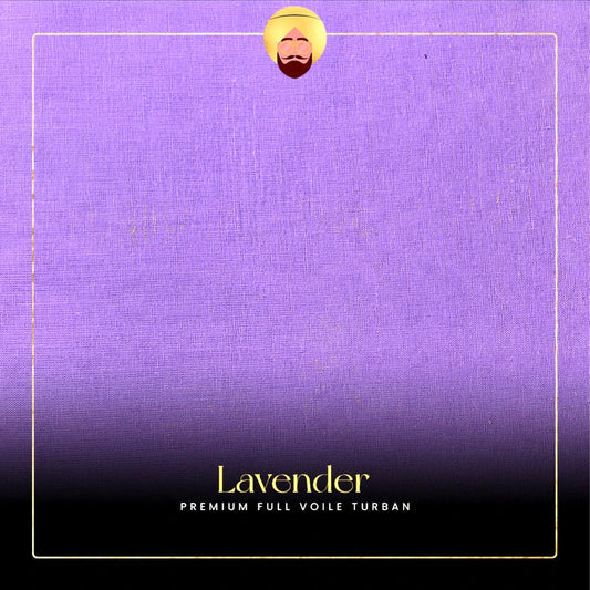 Lavender | Premium Full Voile Turban