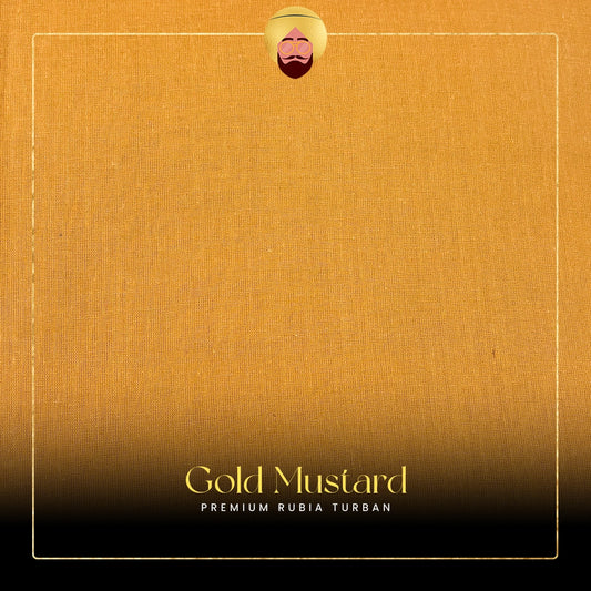 Gold Mustard | Premium Rubia Turban