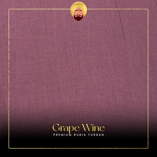 Grape Wine | Premium Rubia Turban