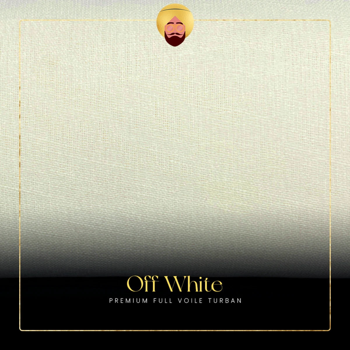 Off White | Premium Full Voile Turban