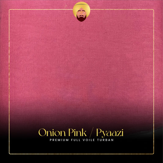 Onion Pink | Premium Full Voile Turban