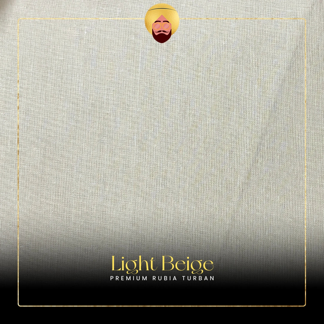 Light Beige | Premium Rubia Turban
