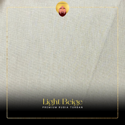 Light Beige | Premium Rubia Turban