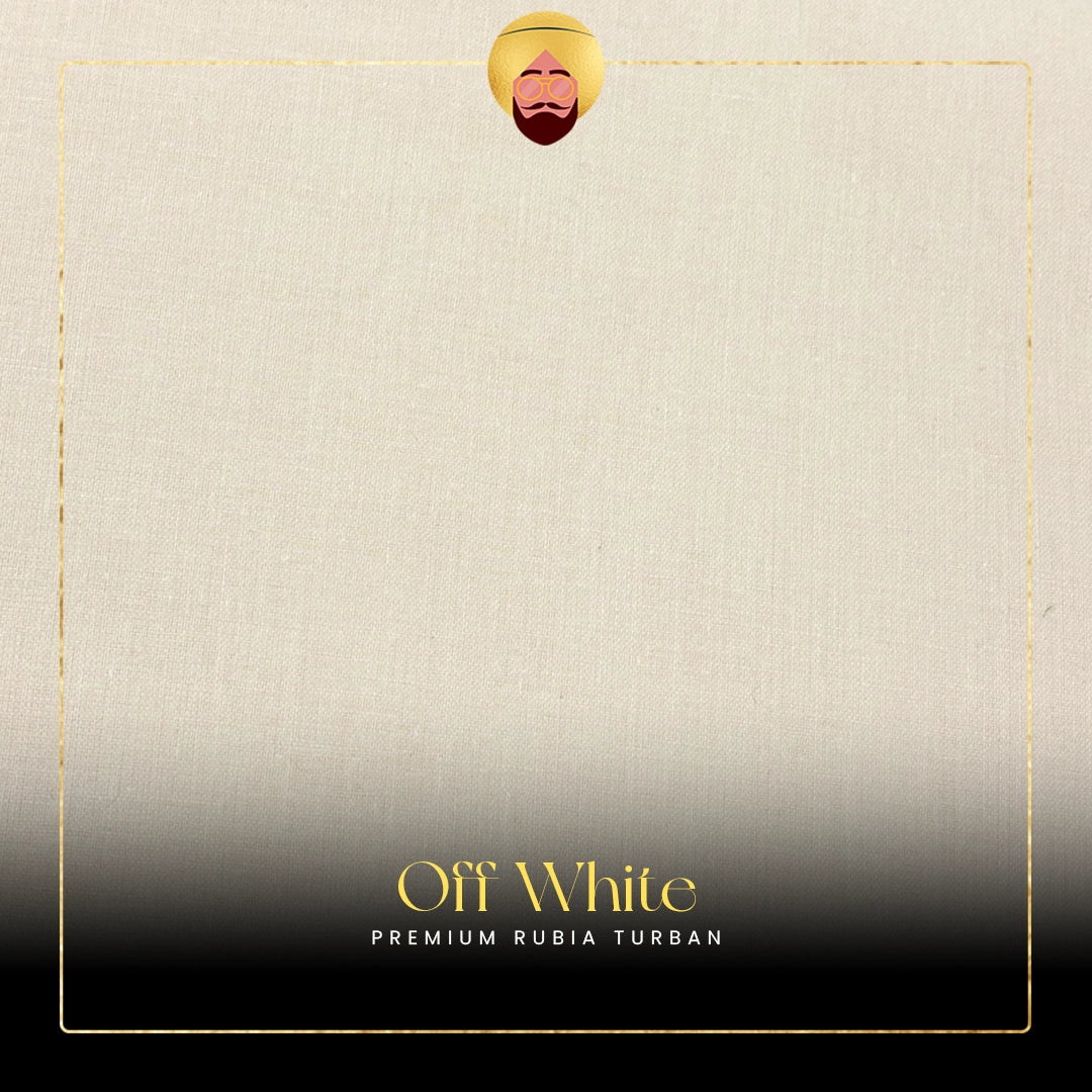 Off White | Premium Rubia Turban