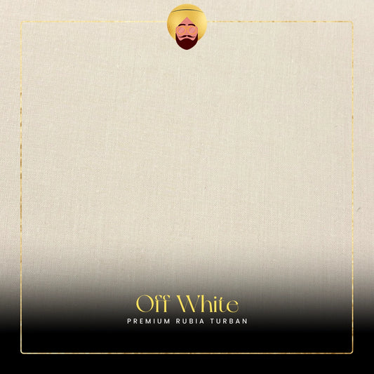 Off White | Premium Rubia Turban