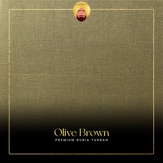 Olive Brown | Premium Rubia Turban