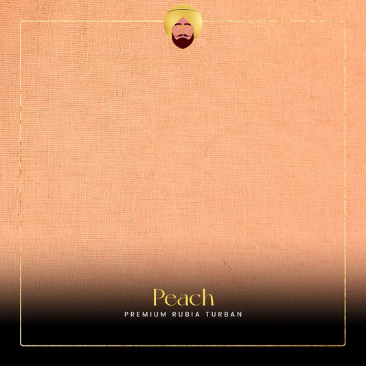 Peach | Premium Rubia Turban