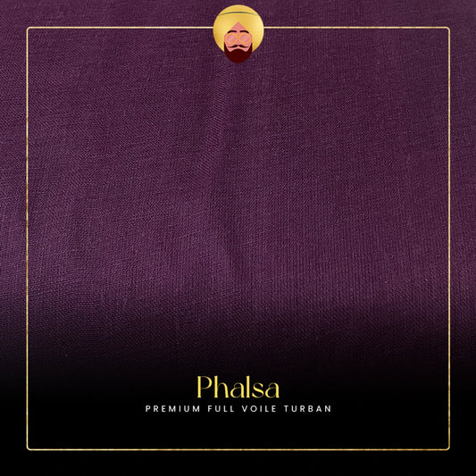 Phalsa | Premium Full Voile Turban