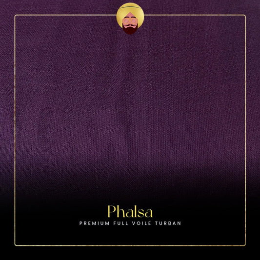Phalsa | Premium Full Voile Turban
