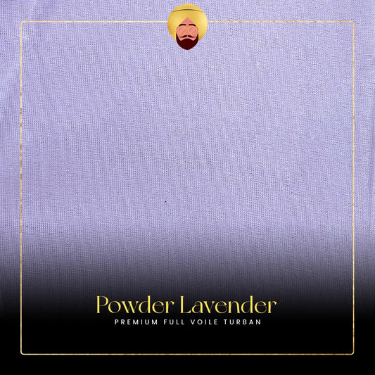 Powder Lavender | Premium Full Voile Turban