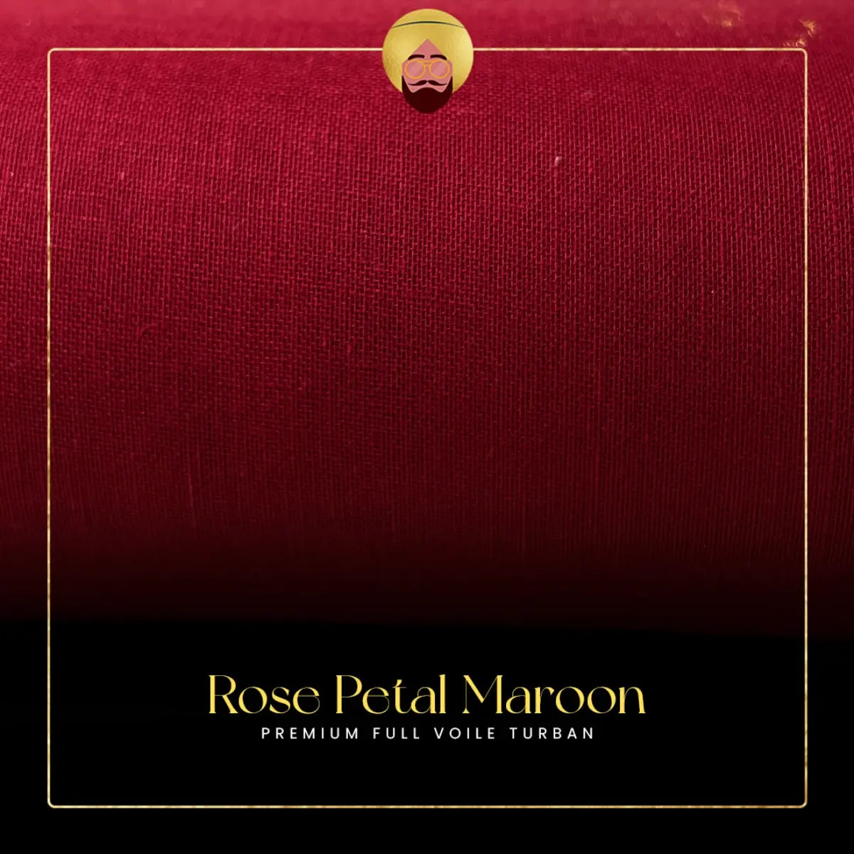 Rose Petal Maroon | Premium Full Voile Turban