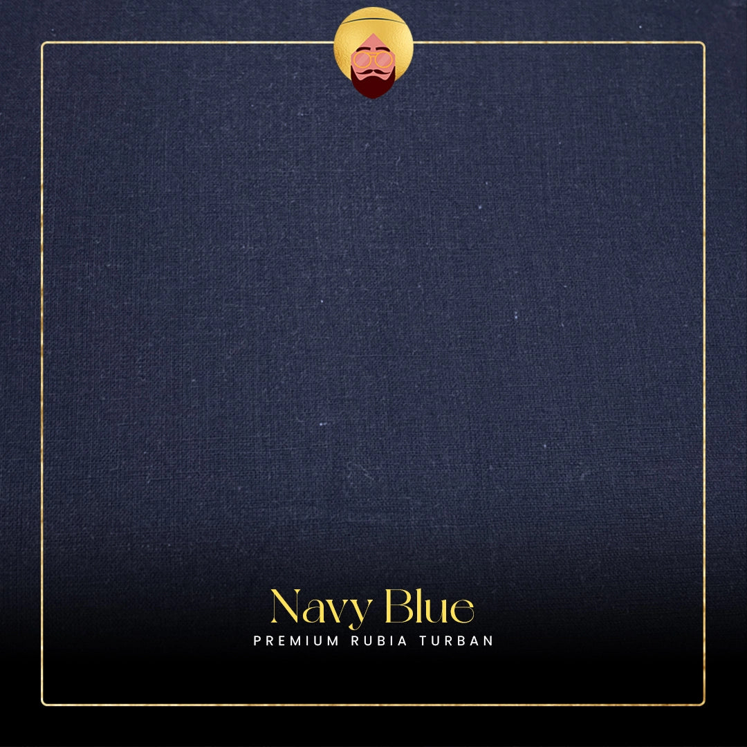 Navy Blue | Premium Rubia Turban