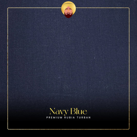 Navy Blue | Premium Rubia Turban