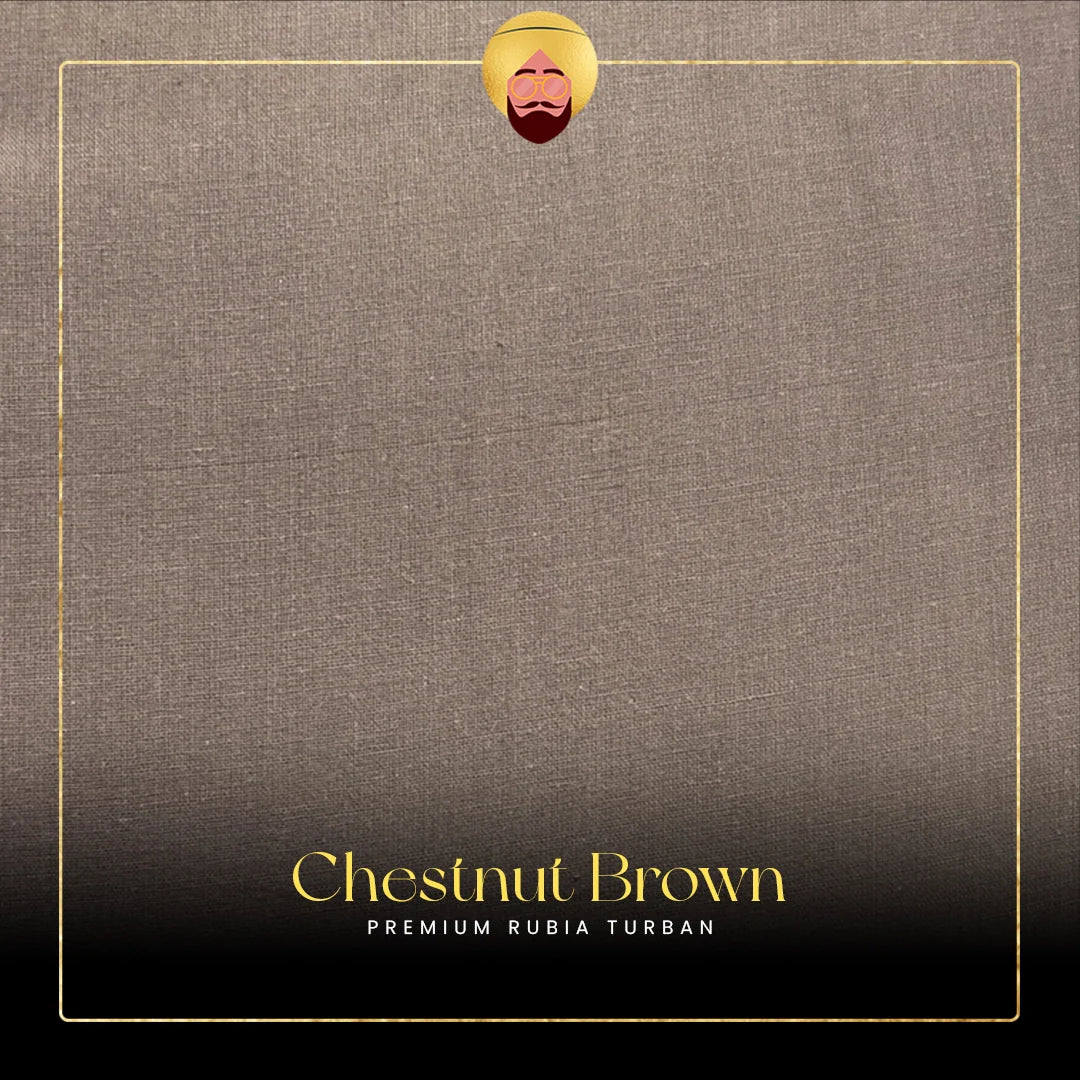 Chestnut Brown | Premium Rubia Turban