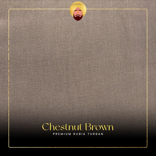 Chestnut Brown | Premium Rubia Turban