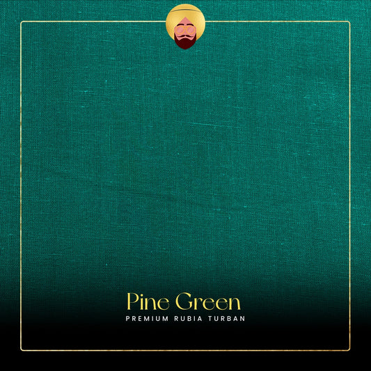 Pine Green | Premium Rubia Turban
