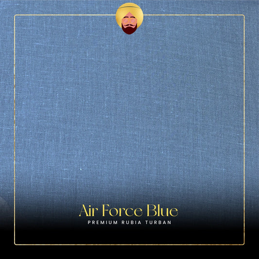 Air Force Blue | Premium Rubia Turban