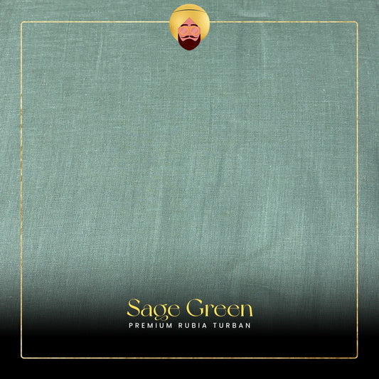 Sage Green | Premium Rubia Turban