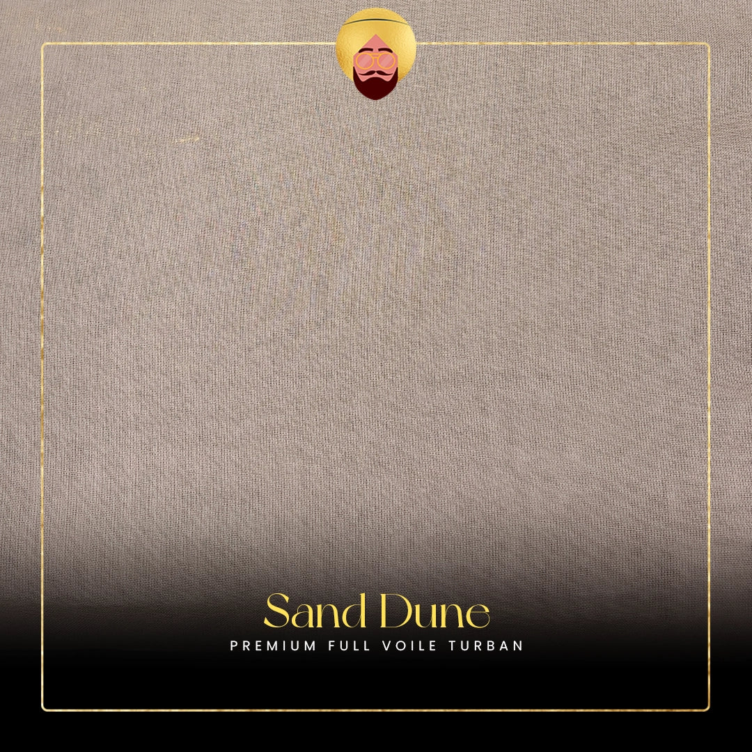 Sand Dune | Premium Full Voile Turban