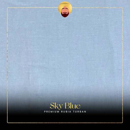 Sky Blue | Premium Rubia Turban